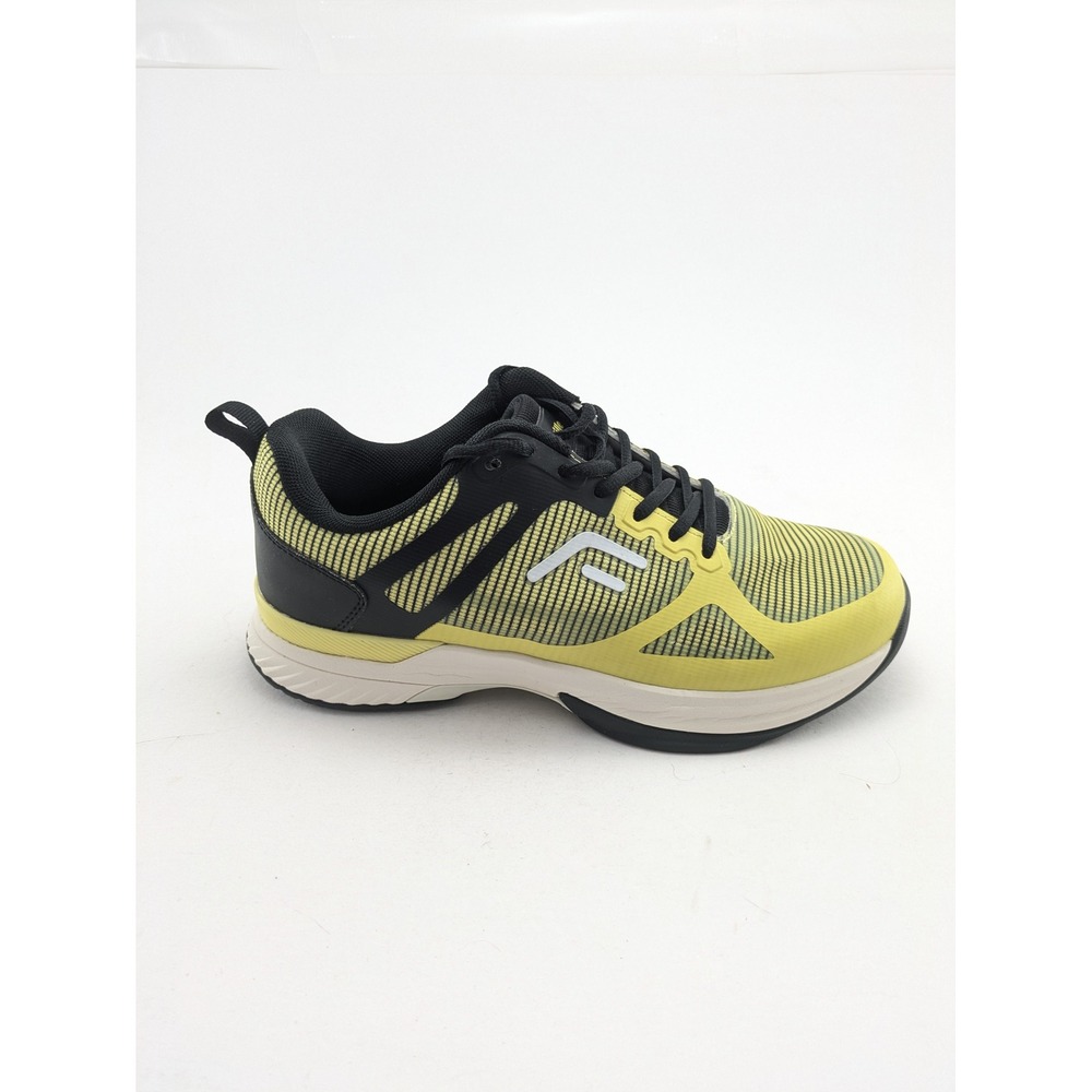 Mens FitVille Yellow Pickleball All Court Marca Comfort Tennis Shoes Size 9EW - Picture 3 of 7